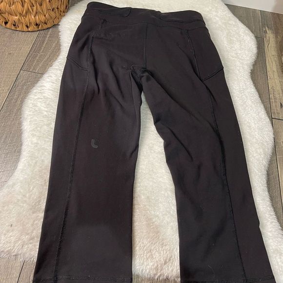 Lole Black Cropped Workout Athletic Leggings - Picture 6 of 7